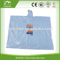clear solid color rain poncho energency disposable raincoat